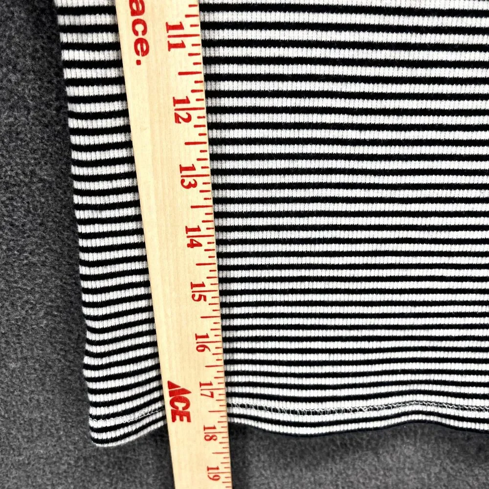 Zara Trafaluc Top Girls‎ Junior Medium Blue White Stripes Stretch Tank